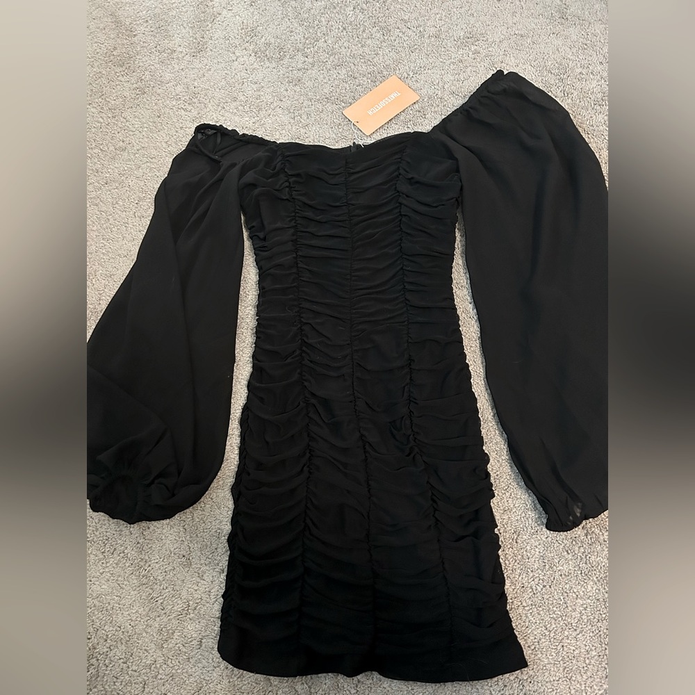 THATS SO FETCH size 4 black martini dress